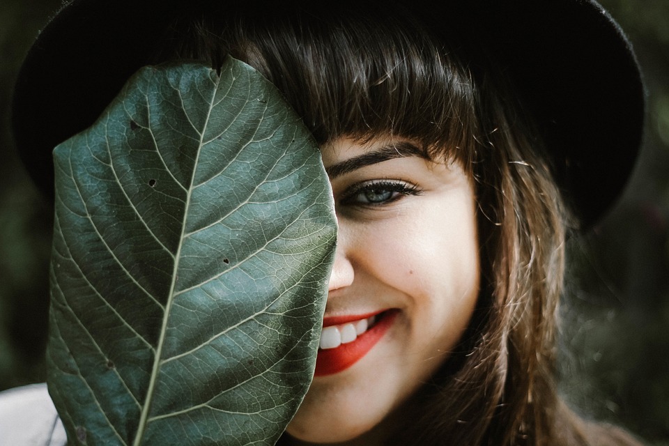 girl smiling
